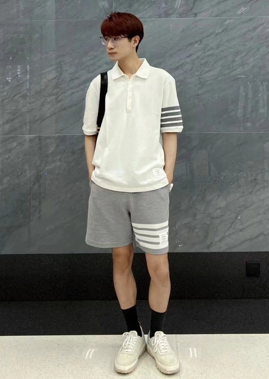 GTR / 톰브라운 반바지 , 워터 리플 POLO 쇼츠