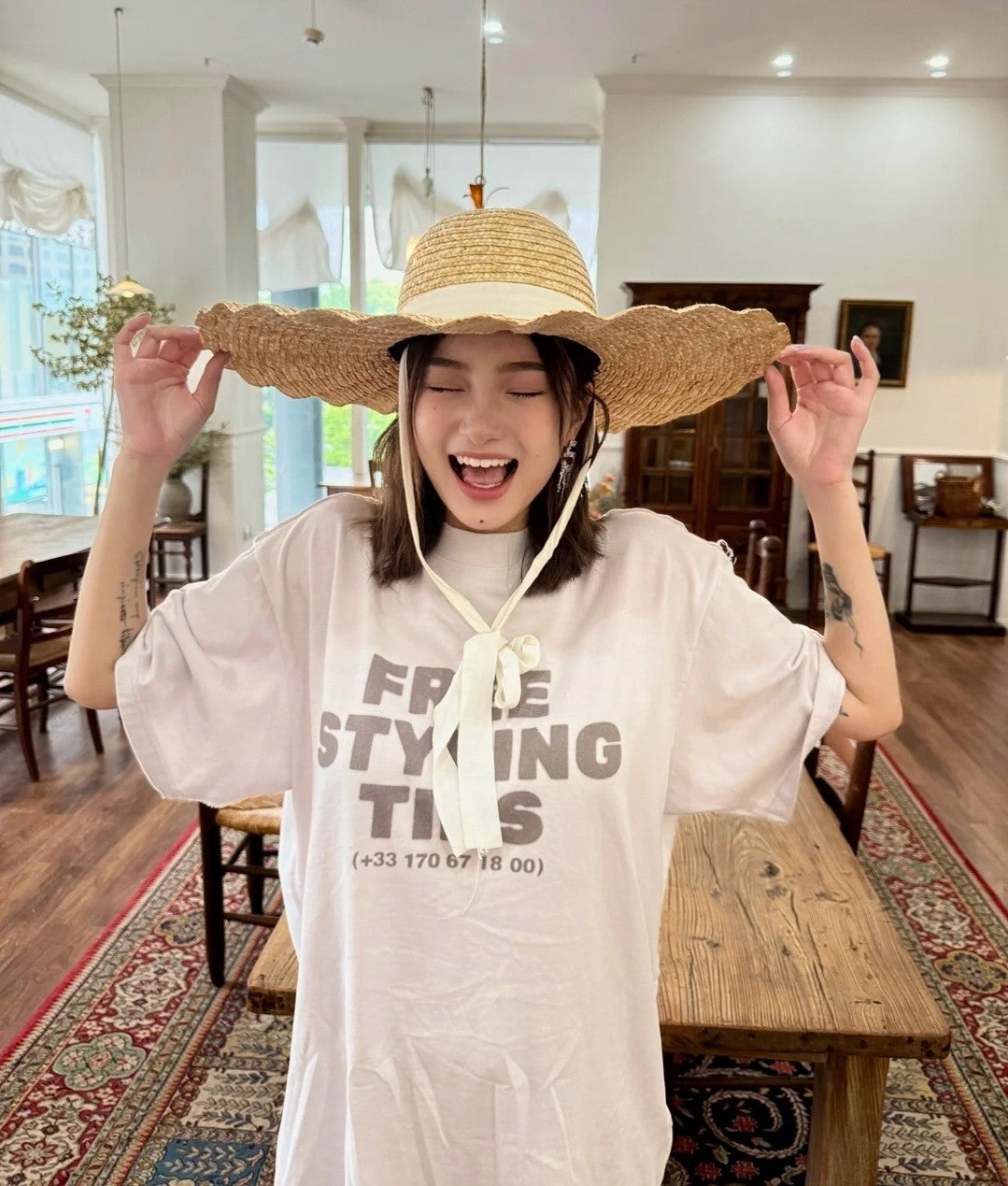 GTR / 발렌시아가 반팔티 , BLCG/24SS 패치워크 프린트 자수 반소매