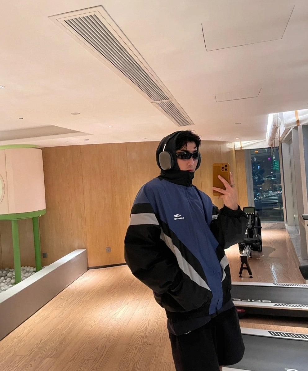 GTR / 발렌시아가 자켓 , BLCG/24SS 3B 스포츠 아이콘 재킷
