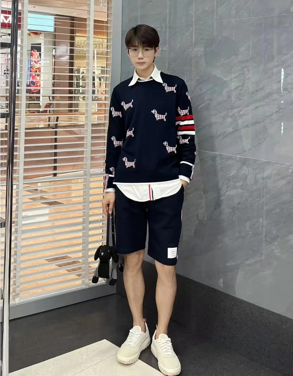 GTR / 톰브라운 반바지 , TB/24 사이드 스트라이프 쇼츠