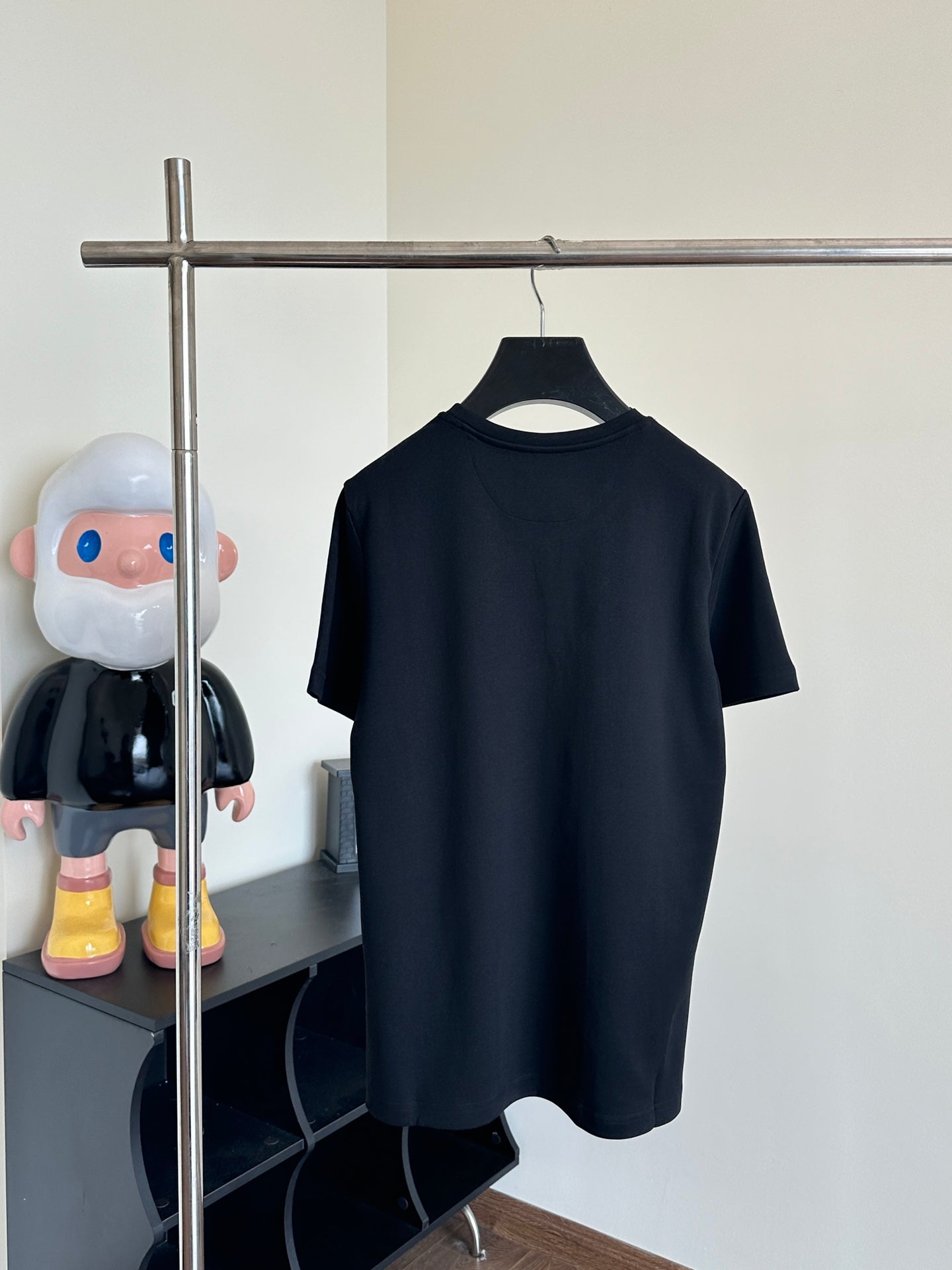 체인2호 / 펜디 반팔, Fend*/Fendi 24ss 대형 요소 자수 문자 봄 여름 코튼 라운드넥 반소매