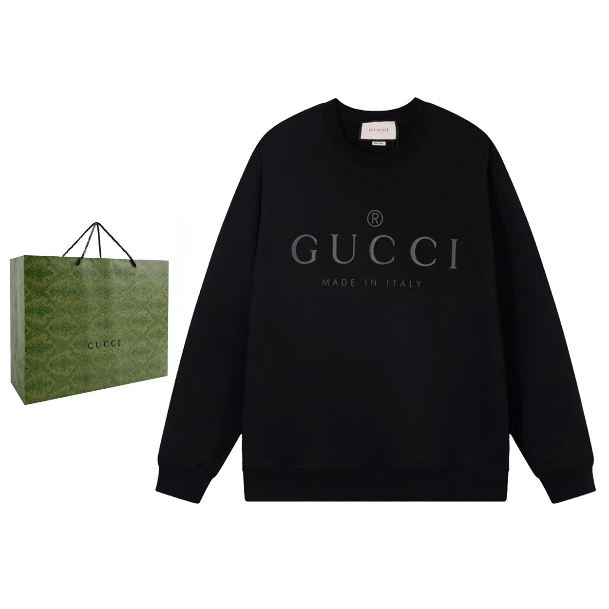 체인2호 / 구찌 GUCCI 구찌의 심플한 문자 프린트 맨투맨