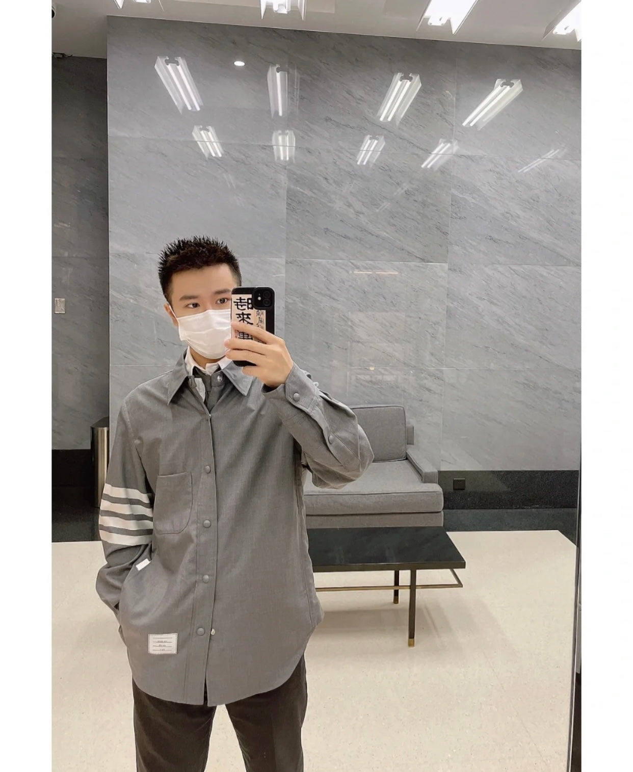 TJ / 톰브라운 클래식 울 셔츠 재킷 2가지 색상