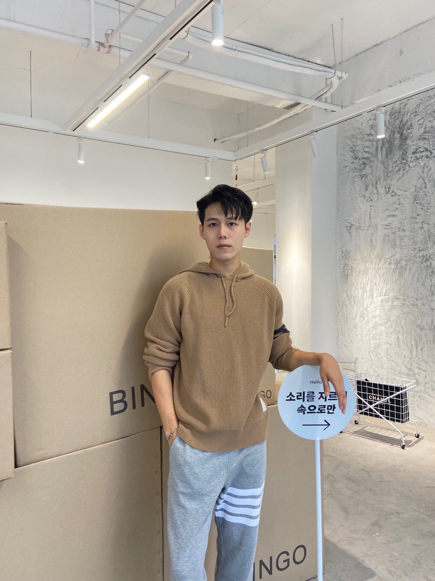 TJ셀러 / 톰브라운 캐쉬미어 후드티 3가지색상