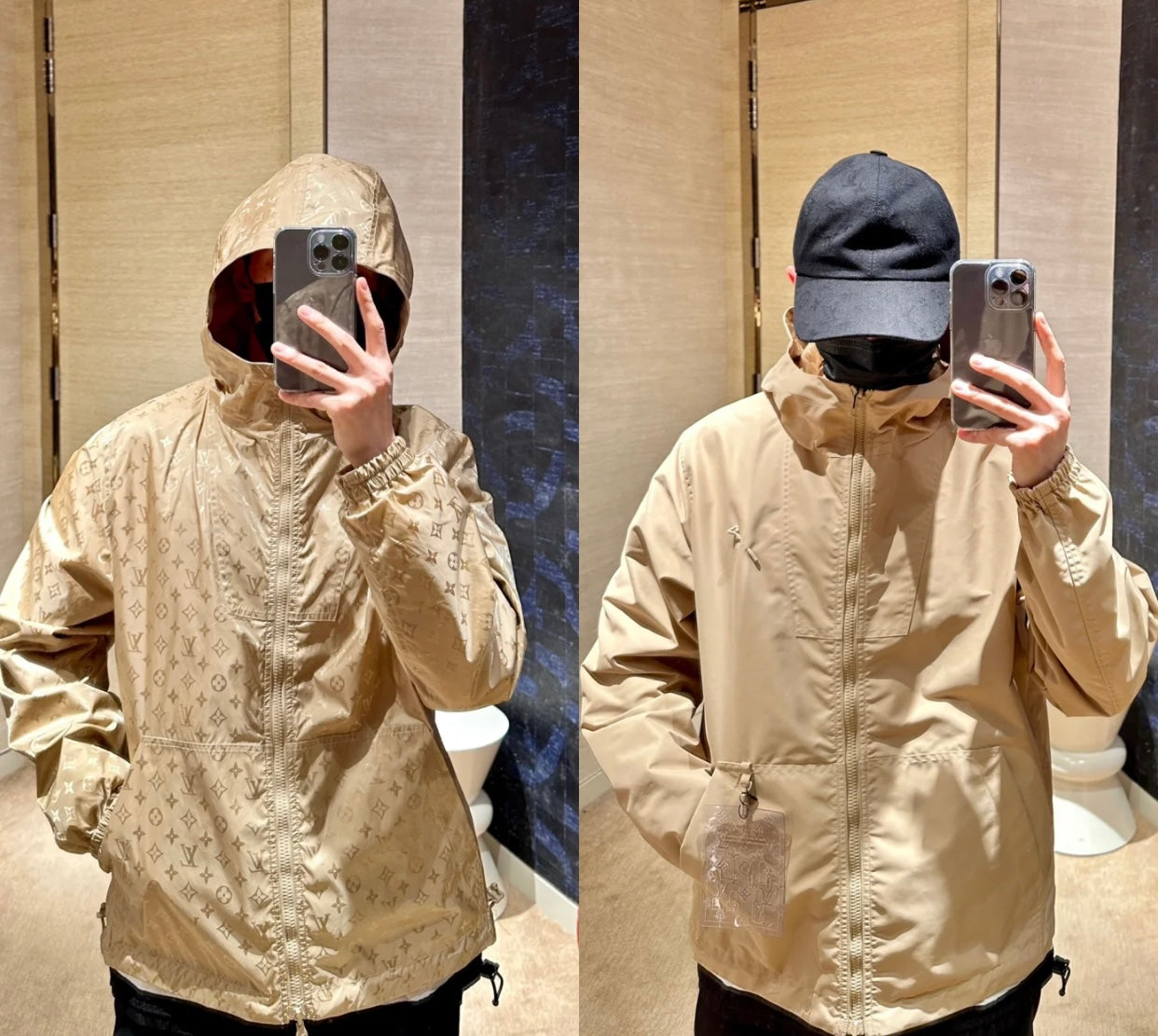 TJ / 루이비통 양면 바람막이 자켓