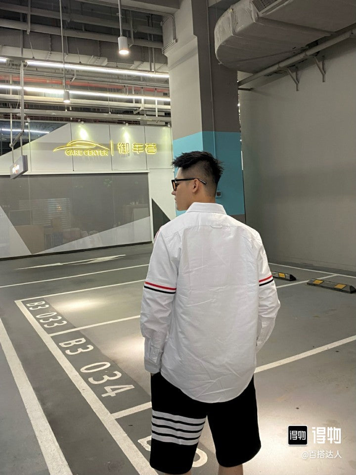 체인 / 톰브라운 암밴드 스트라으프 셔츠
