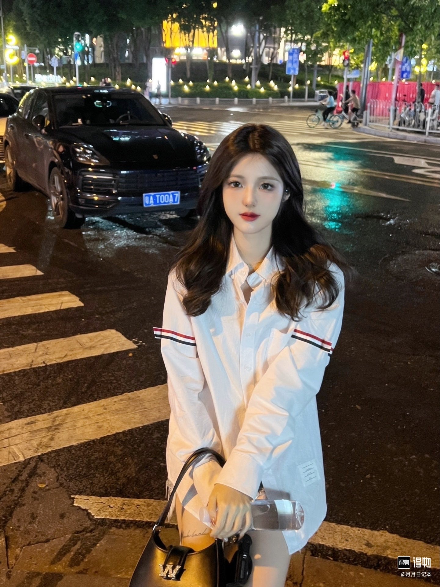 체인 / 톰브라운 암밴드 스트라으프 셔츠