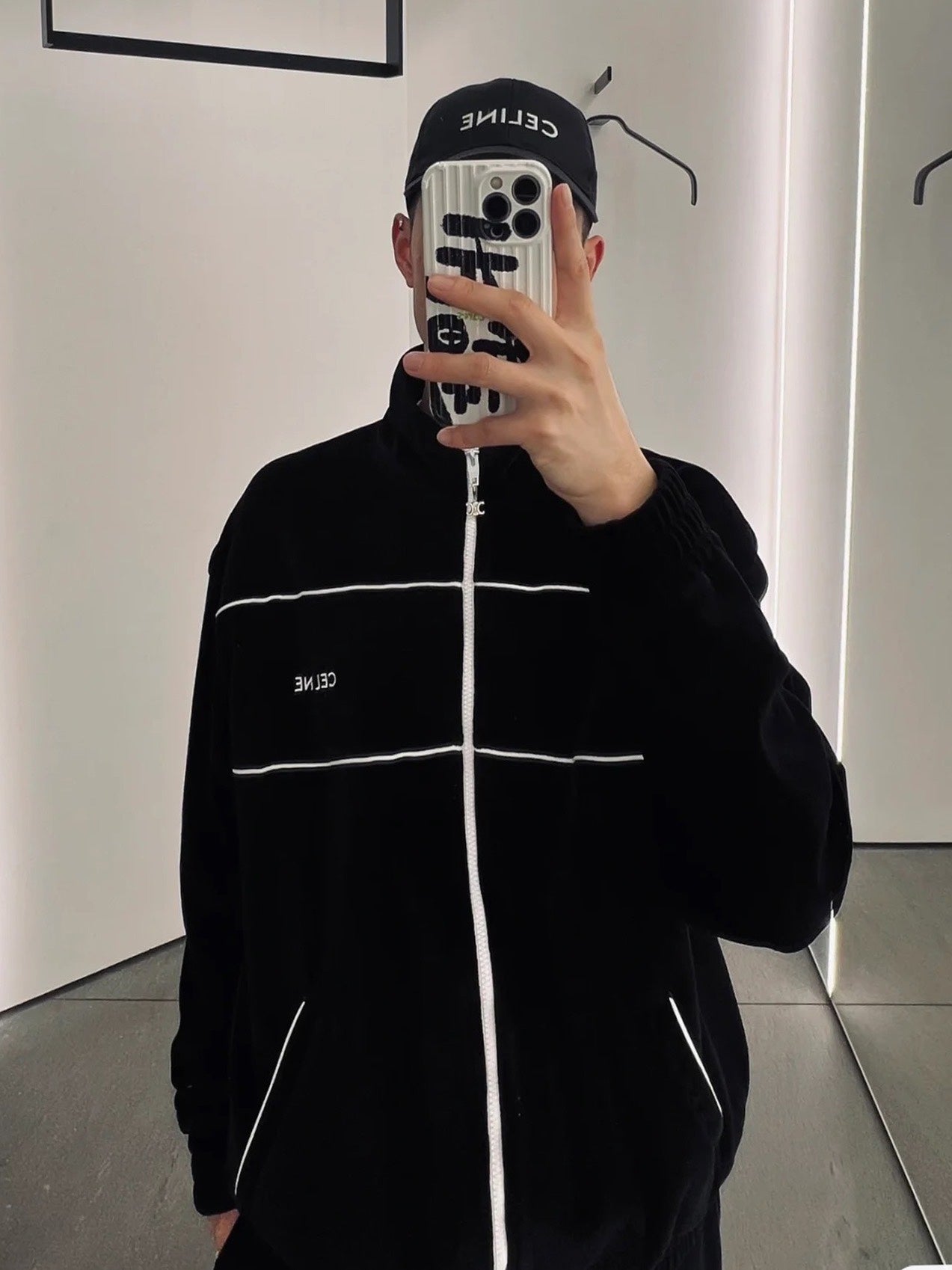 체인2호 / 셀린느 벨벳 자켓