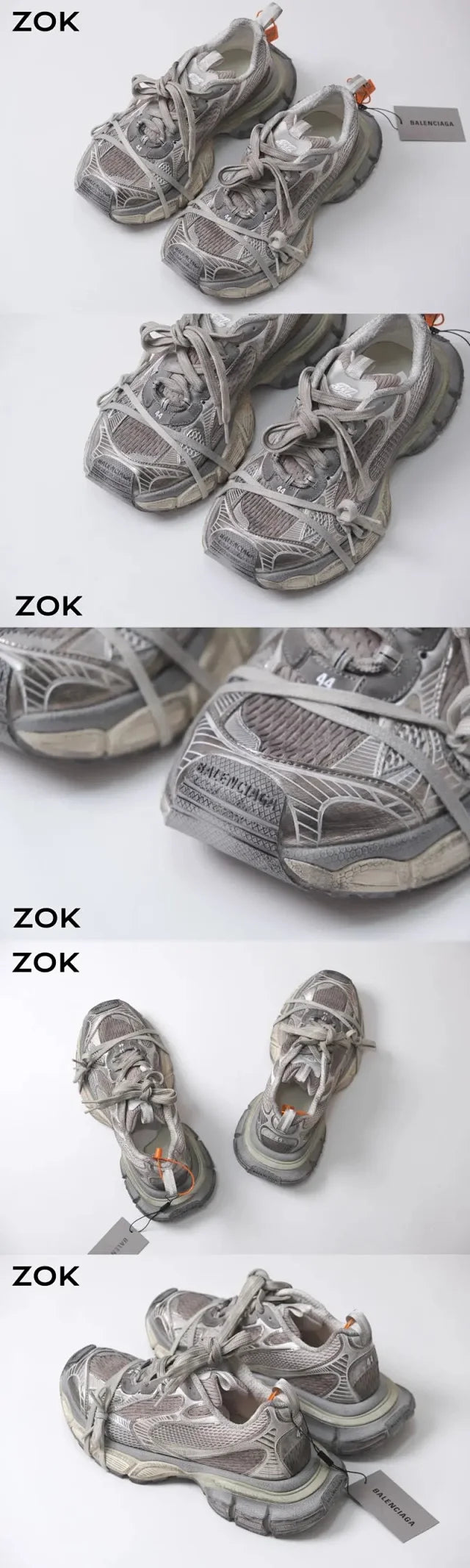zok 공장 / 발렌시아가 남성 여성 운동화