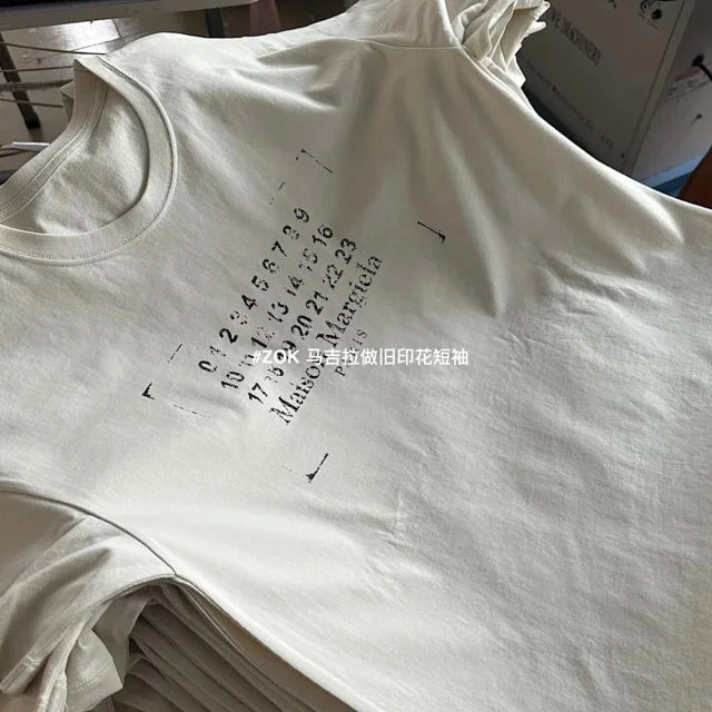 zok 공장 / 메종마르지엘라 남성 반팔 티셔츠