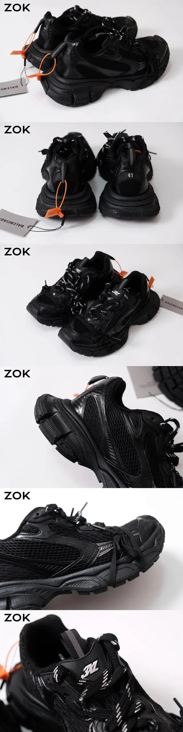 zok 공장 / 발렌시아가 남성 여성 운동화