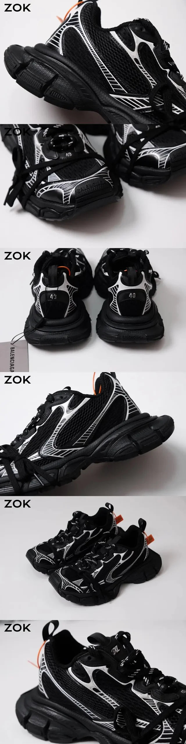 zok 공장 / 발렌시아가 남성 여성 운동화