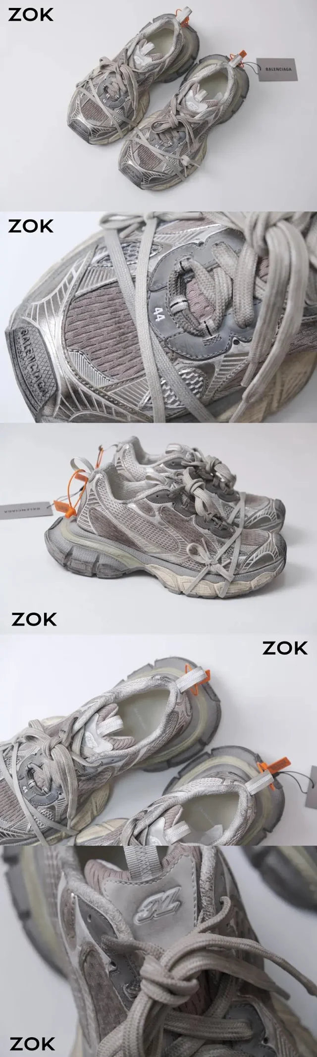 zok 공장 / 발렌시아가 남성 여성 운동화