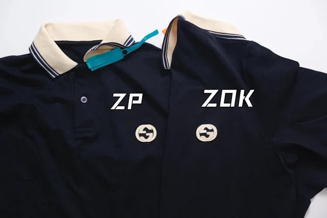 ZOK / 구찌 카라티 , 네이비 SS24 폴로티셔츠