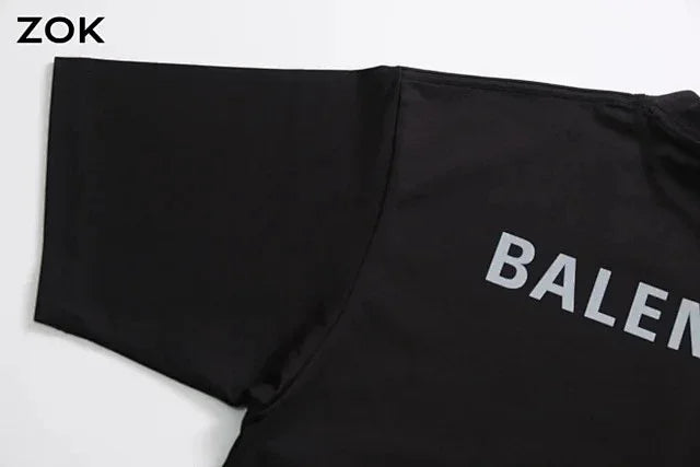 ZOK / 발렌시아가 반팔티 , BAL전후 로고3M 반사프린트