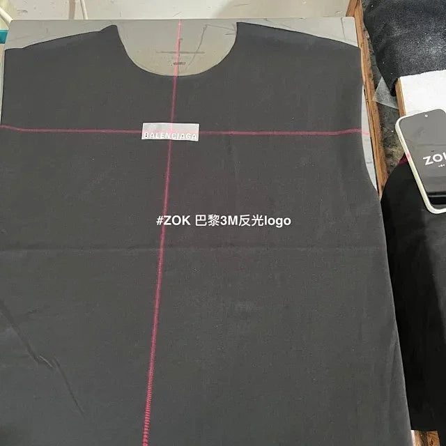 ZOK / 발렌시아가 반팔티 , BAL전후 로고3M 반사프린트