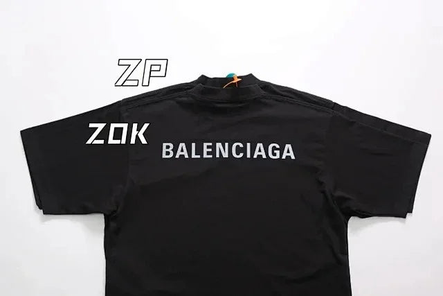 ZOK / 발렌시아가 반팔티 , BAL전후 로고3M 반사프린트