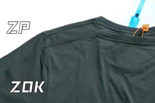ZOK / 로에베 반팔티 , 후지타 판다 자수 로고 반팔 다크 그린