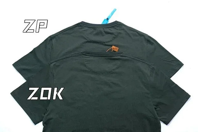 ZOK / 로에베 반팔티 , 후지타 판다 자수 로고 반팔 다크 그린