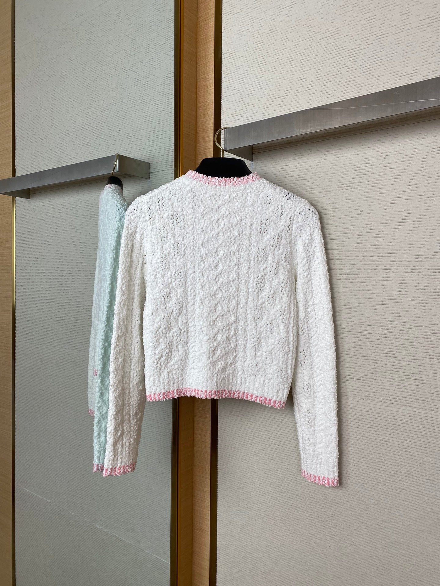 체인2호 /CHANEL 샤넬 자카드 카디건 코트