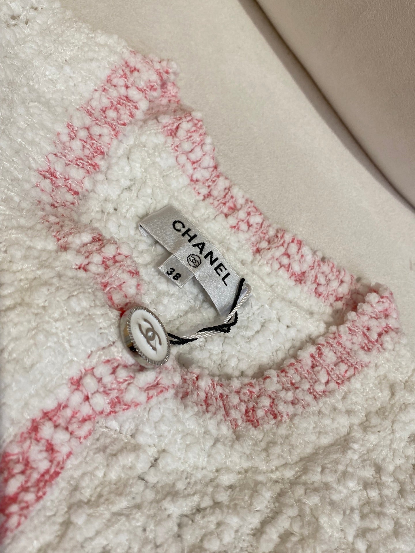체인2호 /CHANEL 샤넬 자카드 카디건 코트