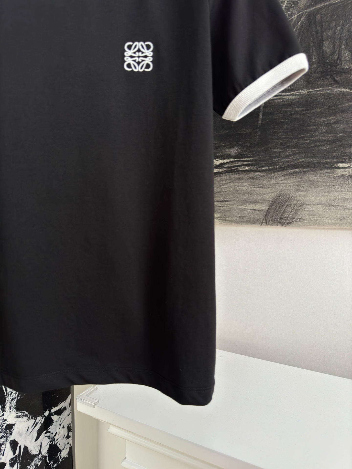 체인2호 / LOEWE 로이웨이 로고 반팔 티셔츠