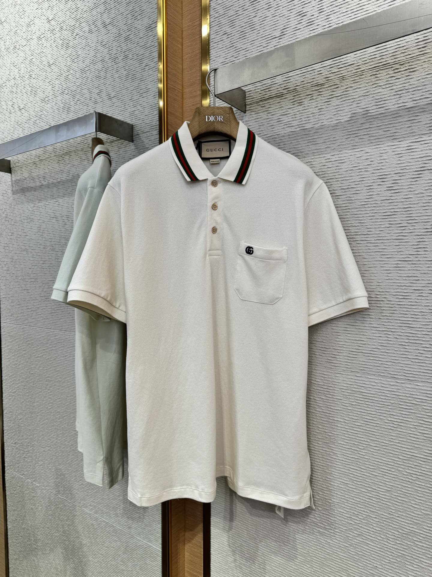 체인2호 /구찌 자수 폴로 셔츠