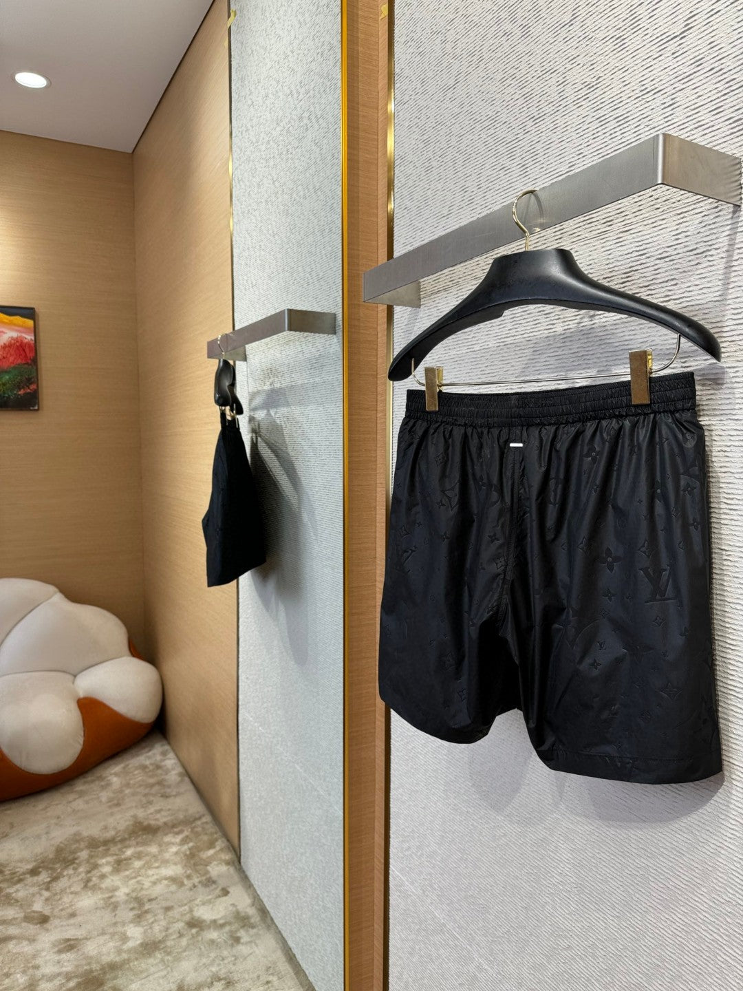 체인2호 / LV 다크 자카드 비치 팬츠