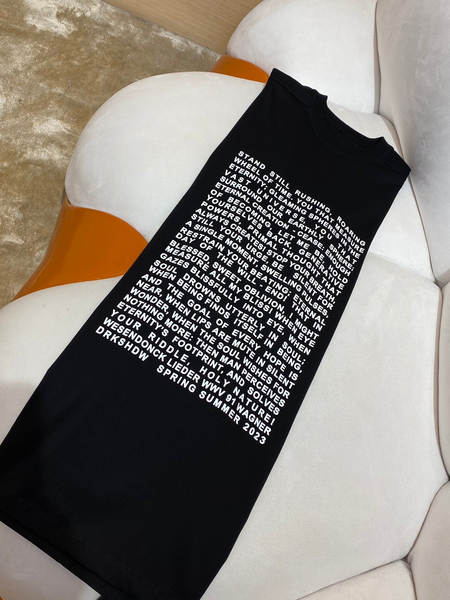체인2호 / Rick Owens 다크룩 프린트 반팔 티셔츠