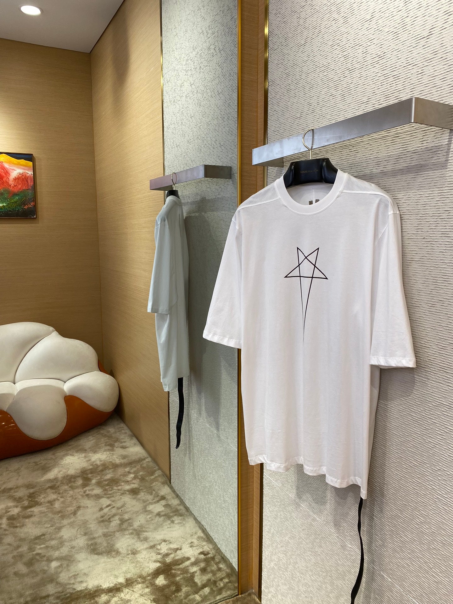 체인2호 /Rick Owens 프린트 리본 조끼
