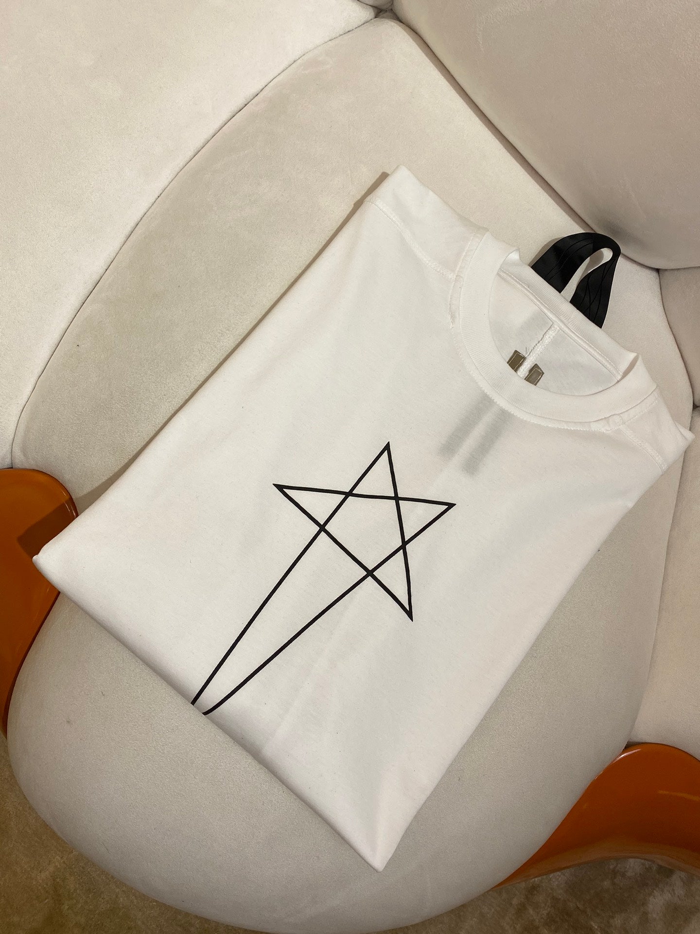 체인2호 /Rick Owens 프린트 리본 조끼