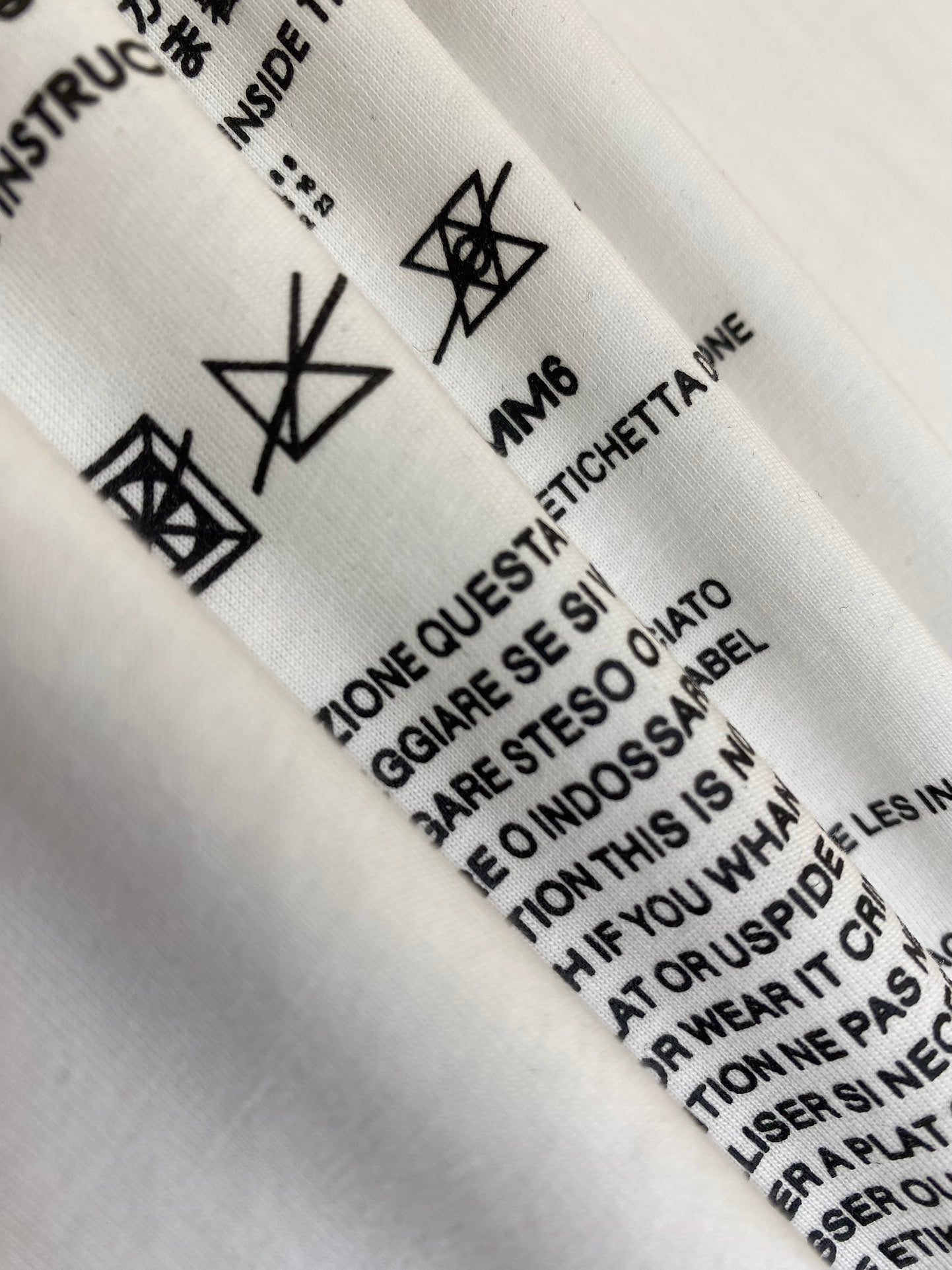체인2호 / Maison Margiela 프린트 반팔 티셔츠