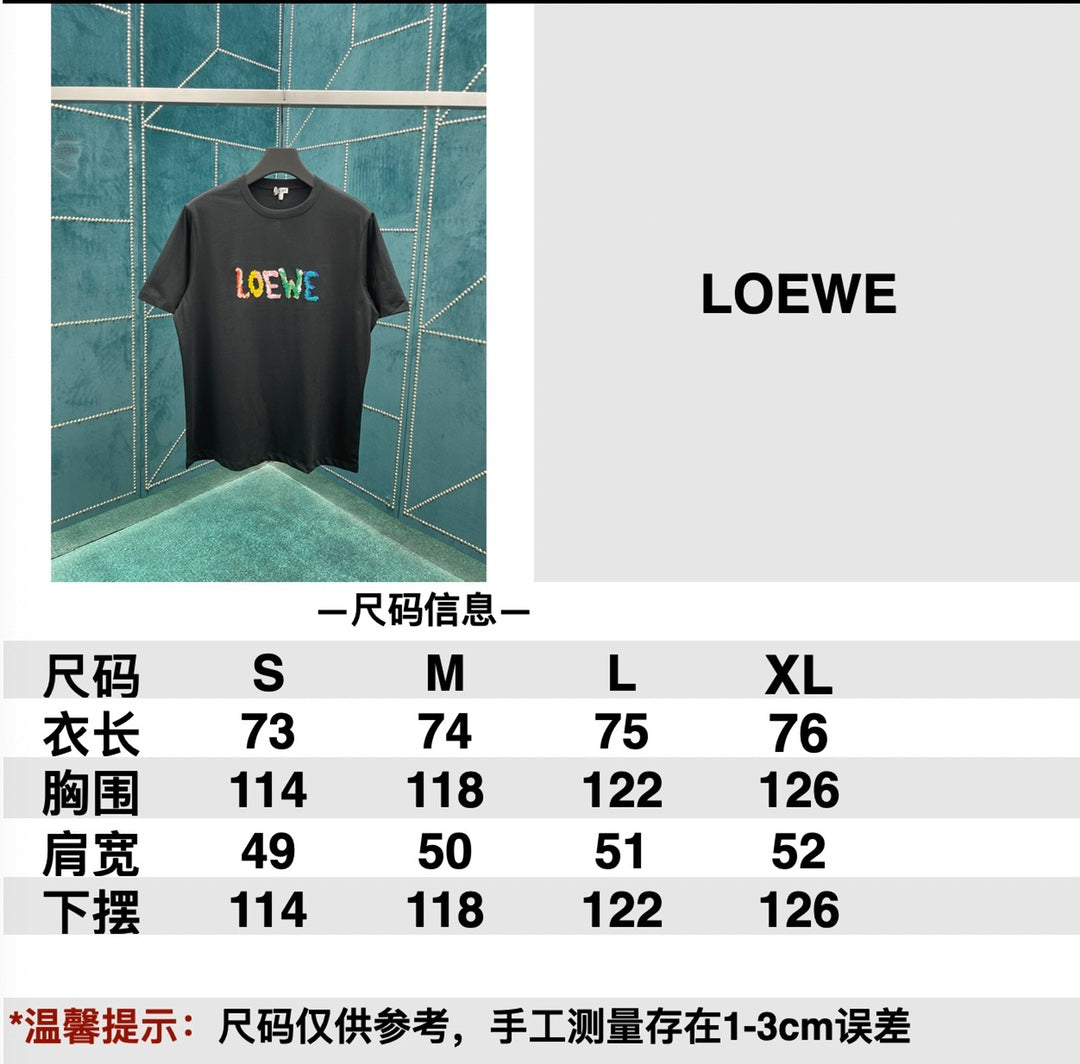 타일공장/로에베 24ss 봄여름 신상 면 루즈핏 티셔츠