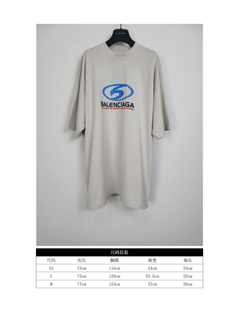 GTR/발렌시아가 남성 서핑 반팔
