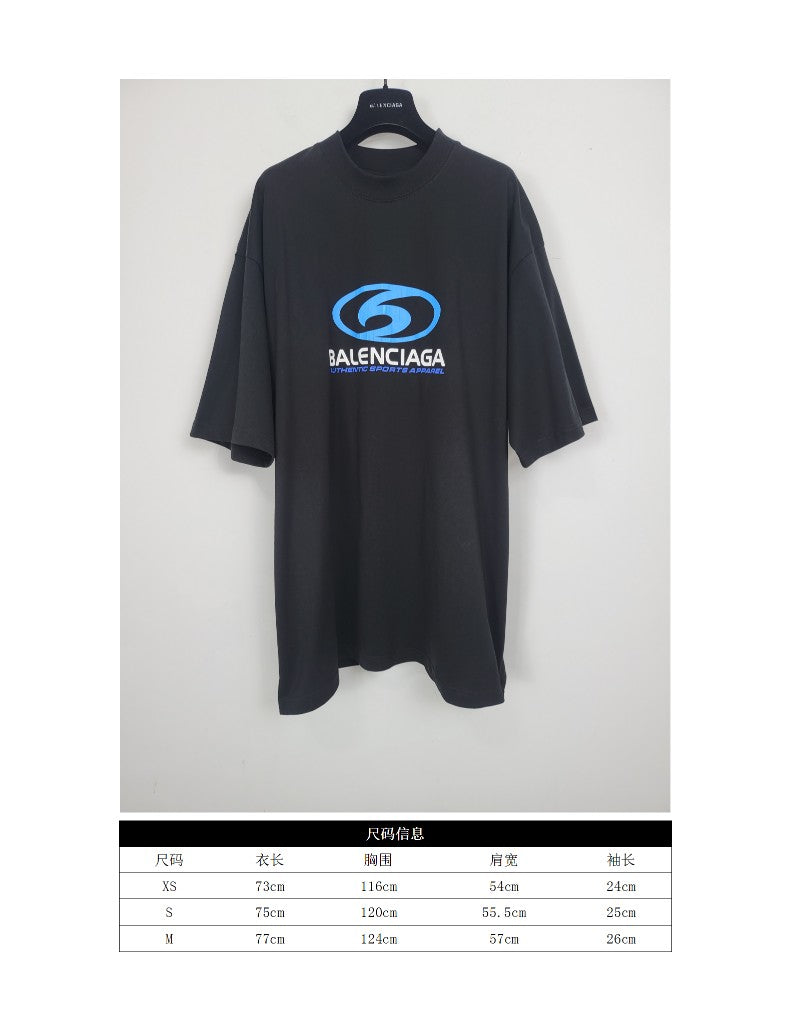 GTR/발렌시아가 남성 서핑 반팔