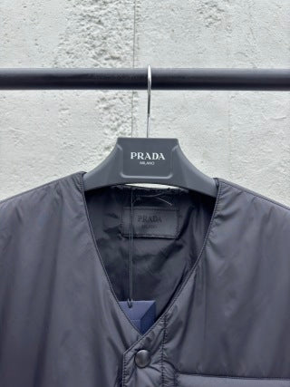 체인2호/프라다 칼라 없는 나일론 면복 조끼