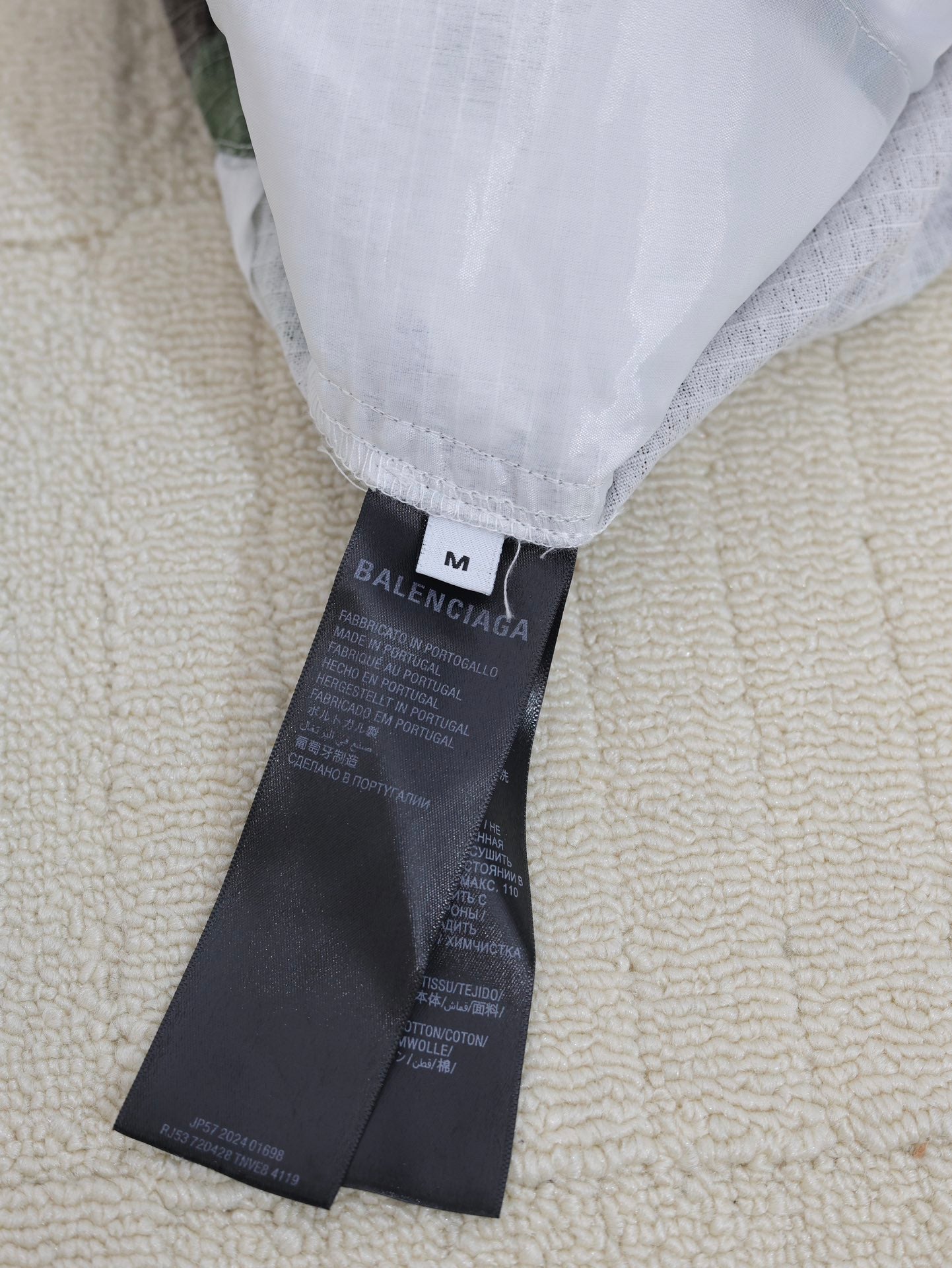 체인2호/발렌시아가 남성 신상 위장 구조 조립 작업복 긴 바지