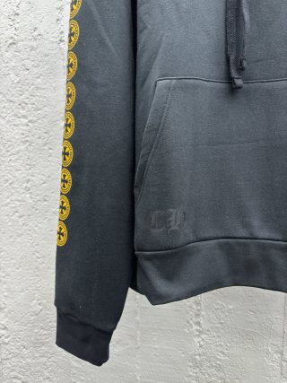 체인2호/크롬하츠 남성 산스크리트어 십자가 후드