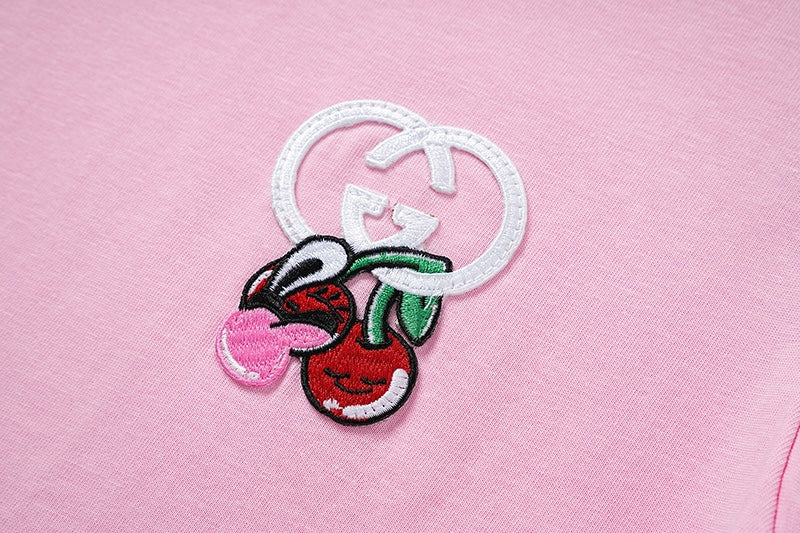 체인2호/구찌 남여 앵두 자수 반팔