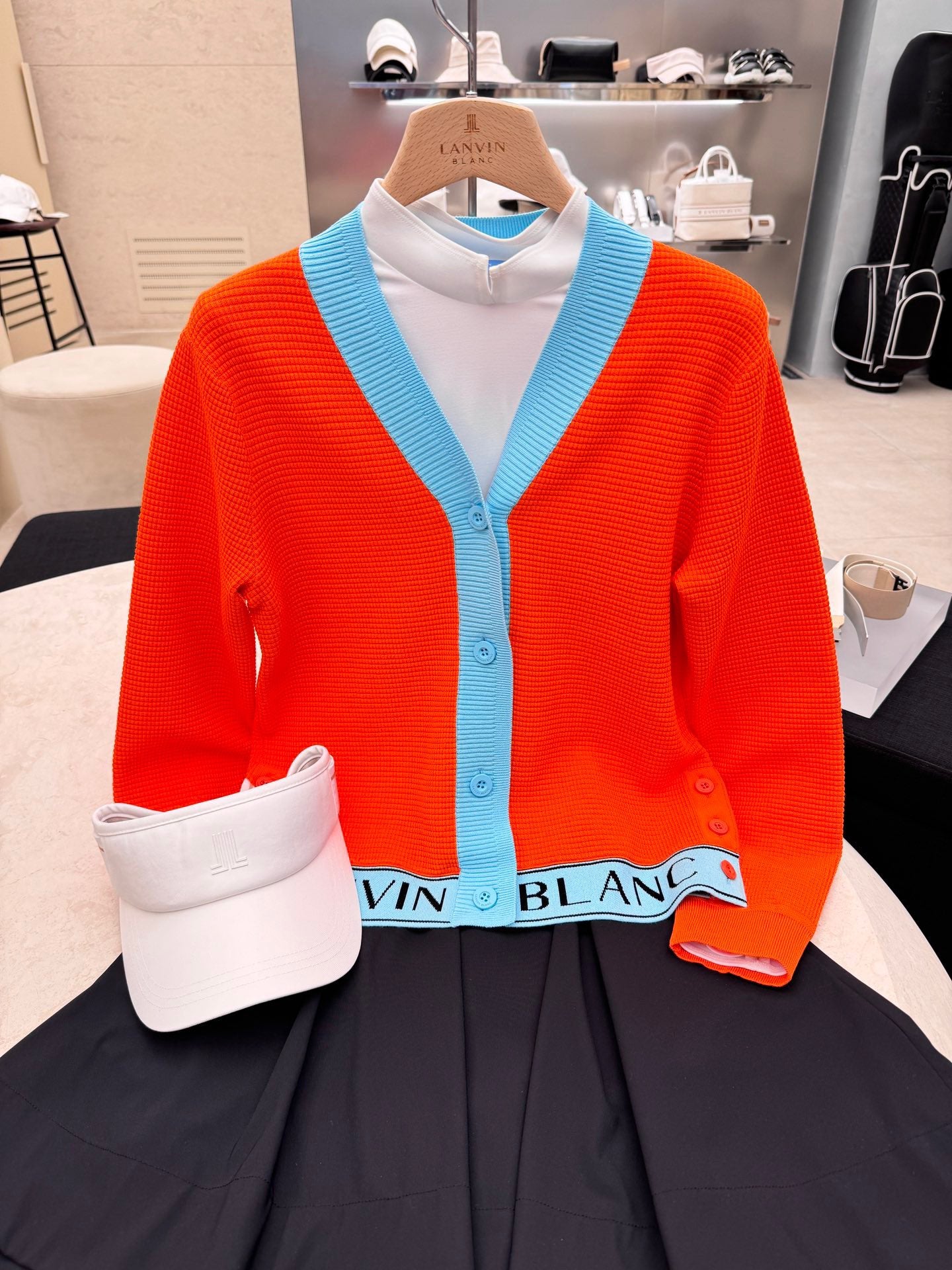 마이골프 /LANVIN BLANC 여성 카디건
