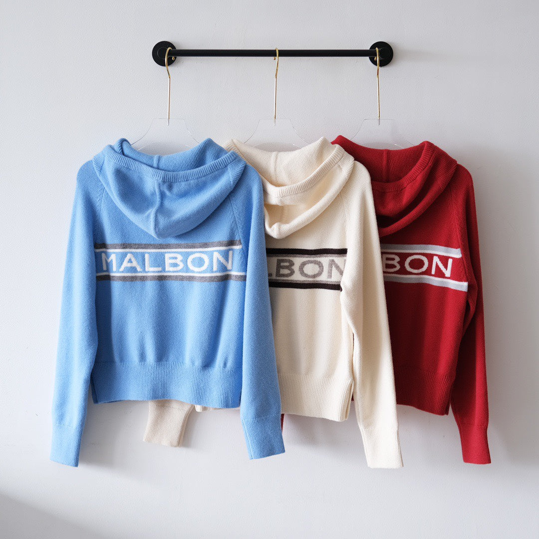 마이골프 /MALBON 여성 후드 니트
