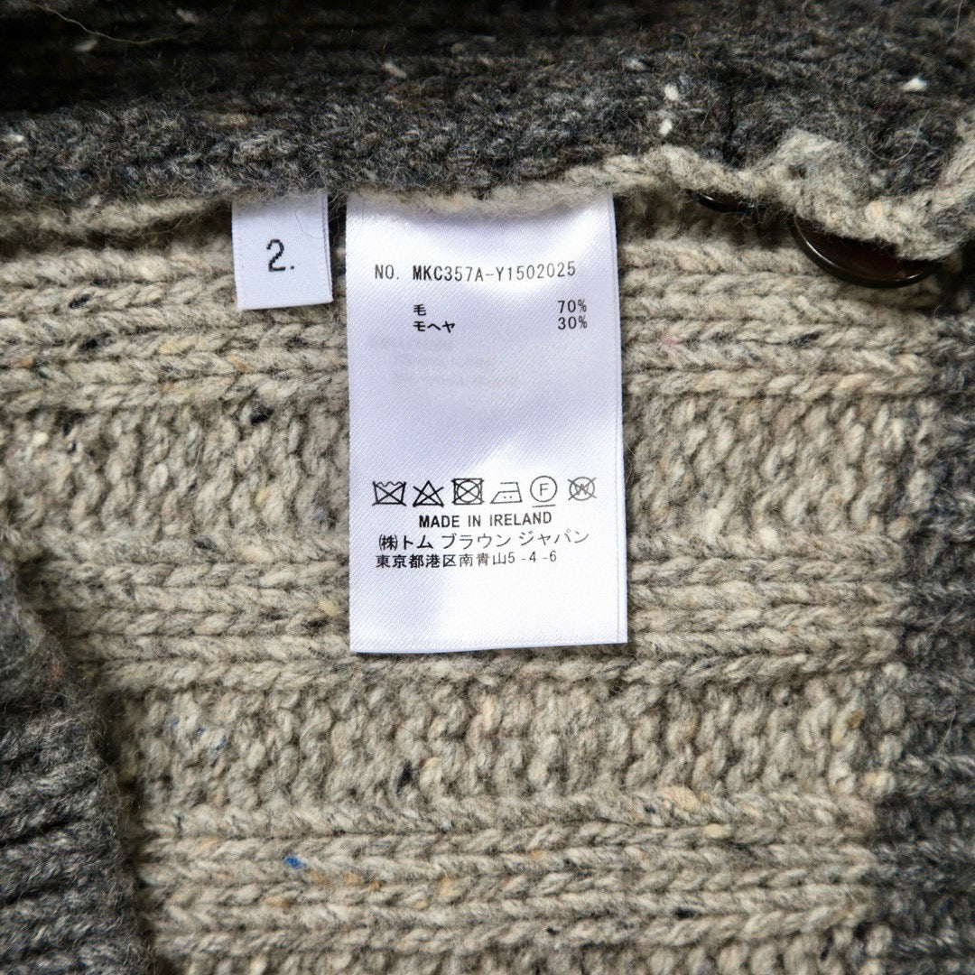 zzll /톰브라운 남성 버클 카디건 스웨터
