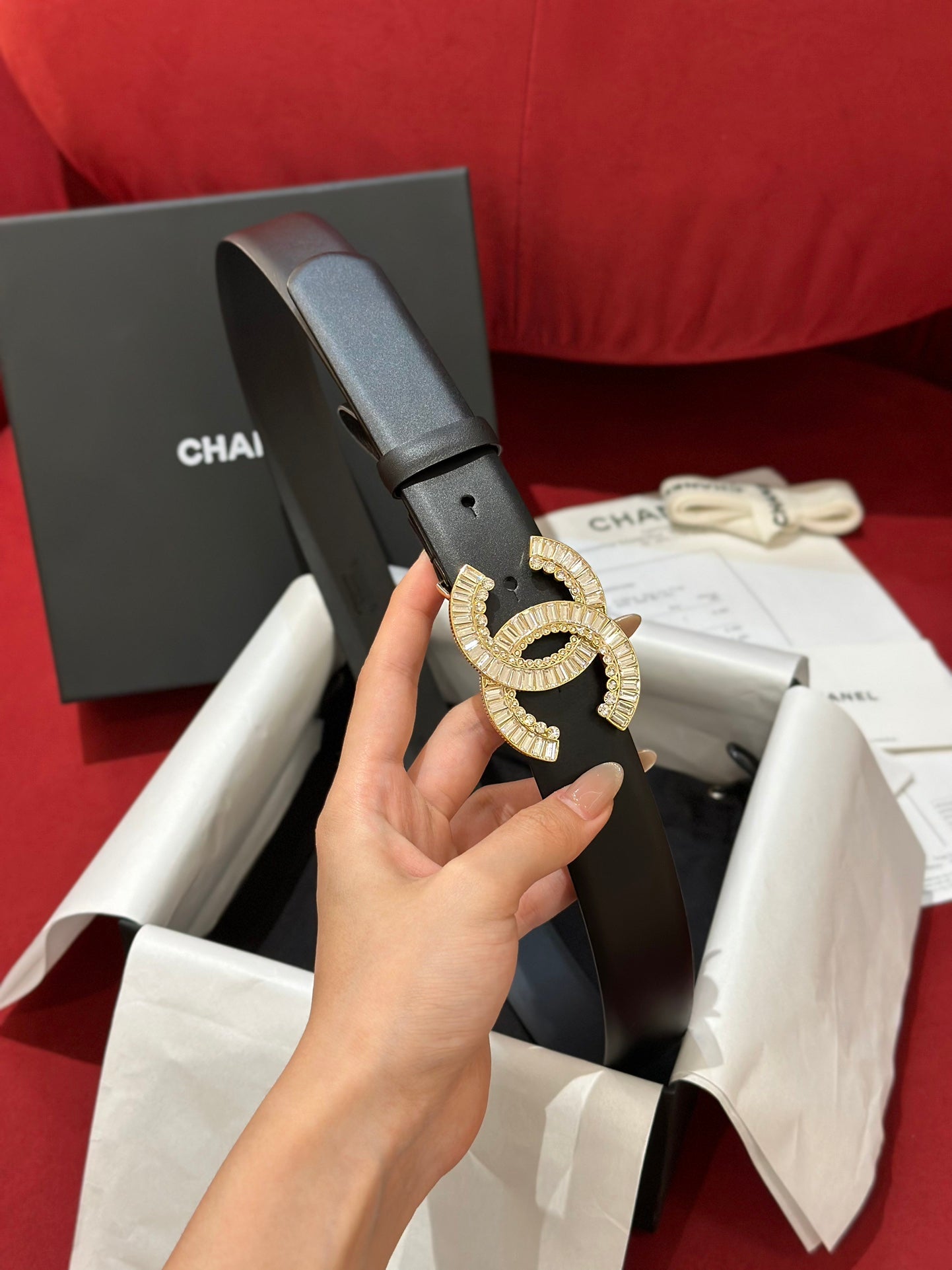 여자 샤넬 벨트