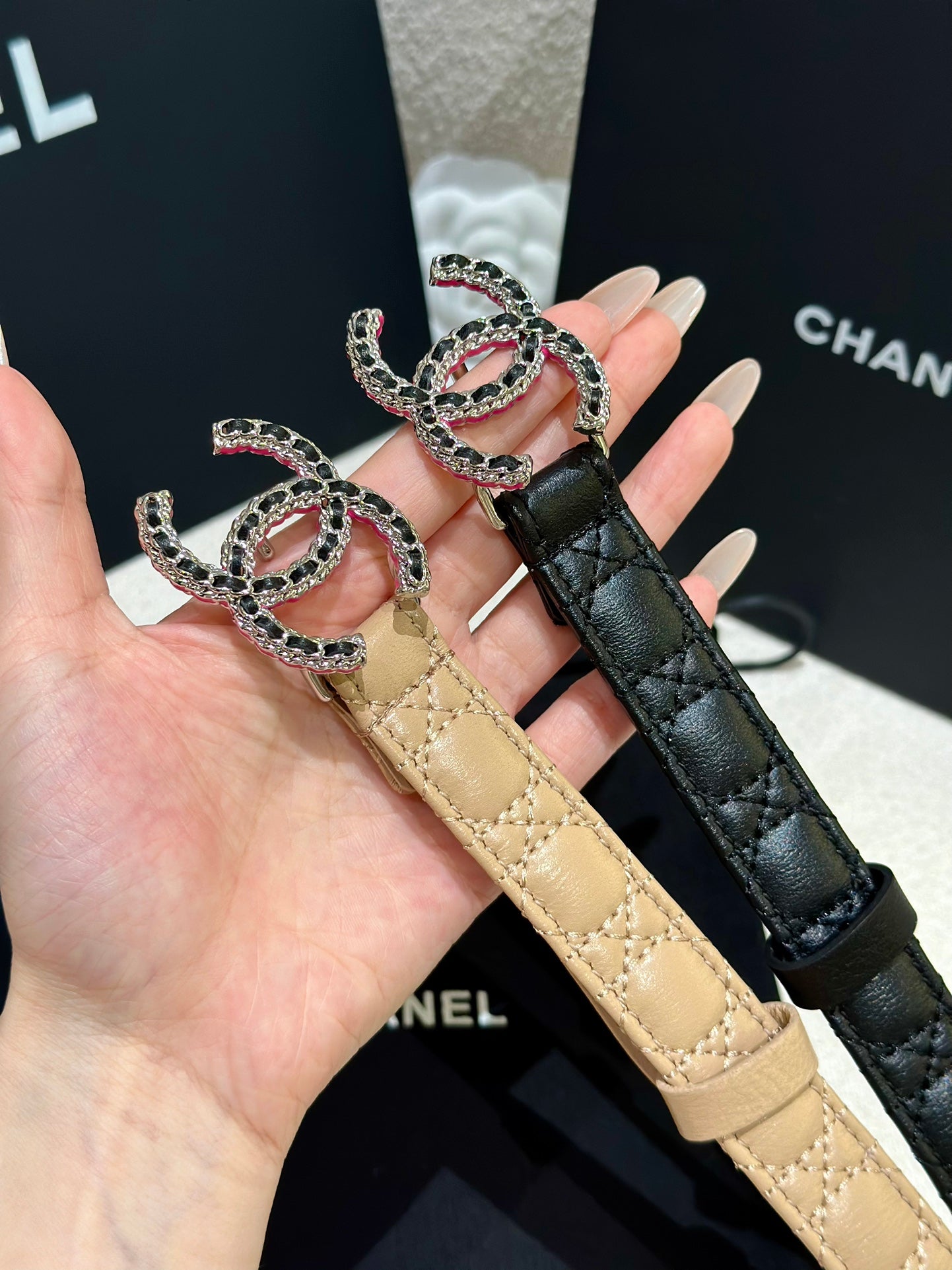 여자 샤넬 벨트