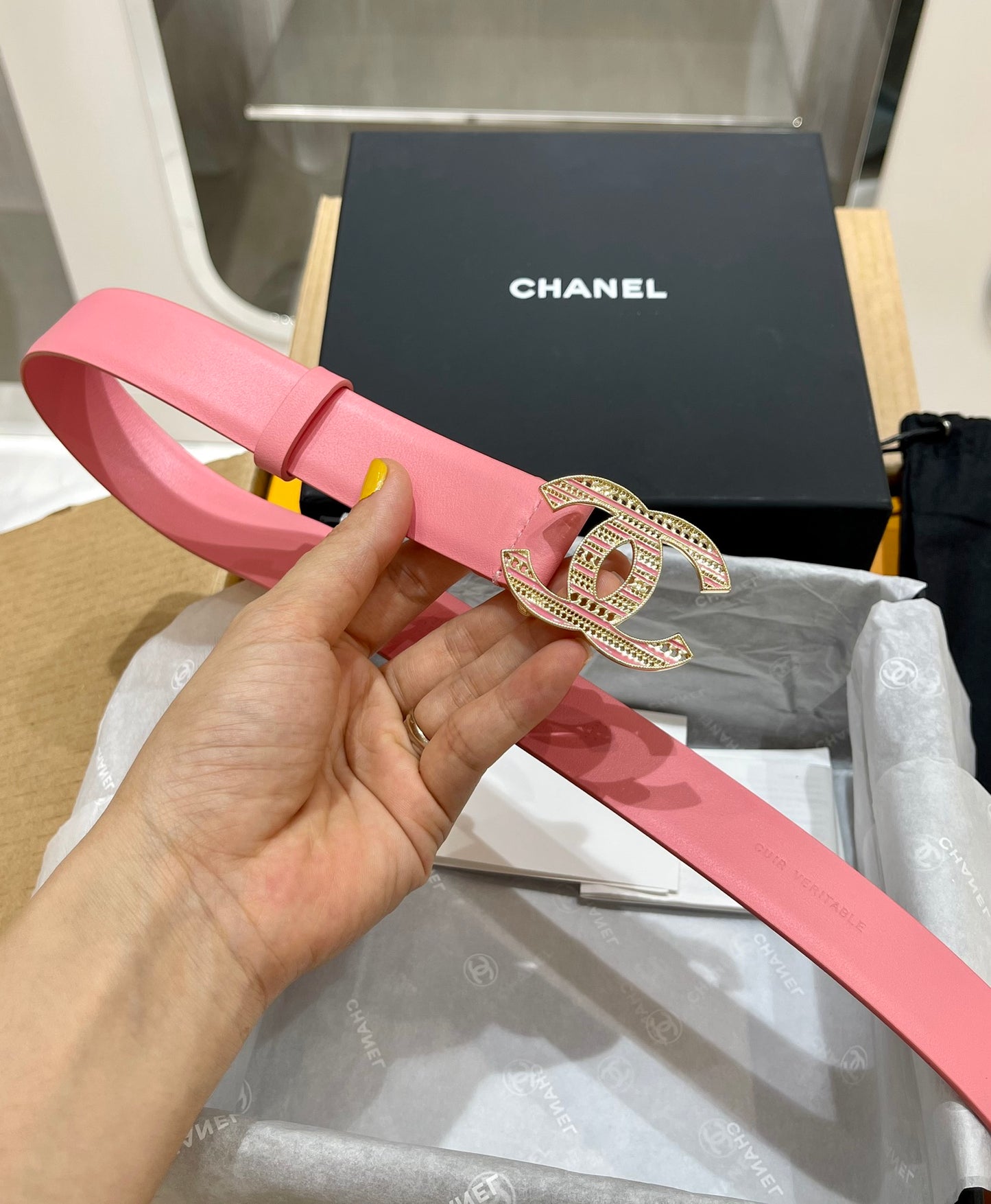 여자 샤넬 벨트