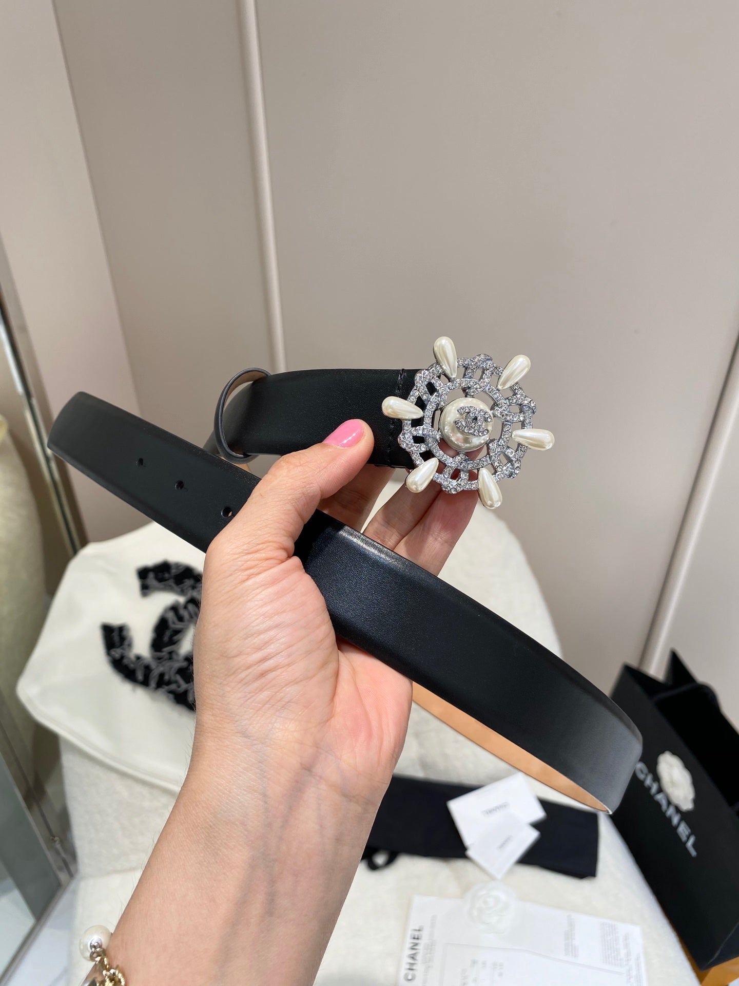 여자 샤넬 벨트