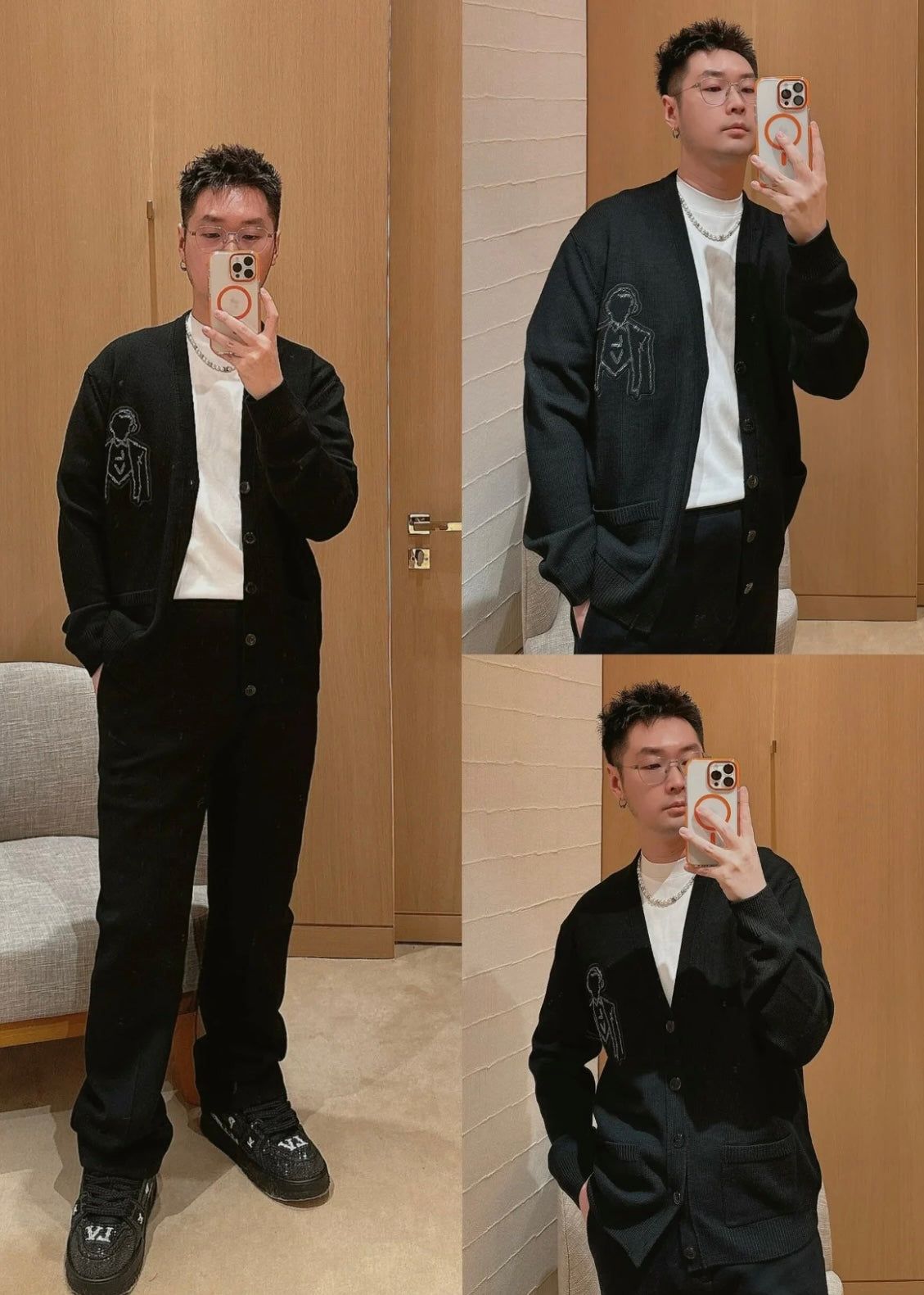 TJ셀러/루이비통 남성 가디건