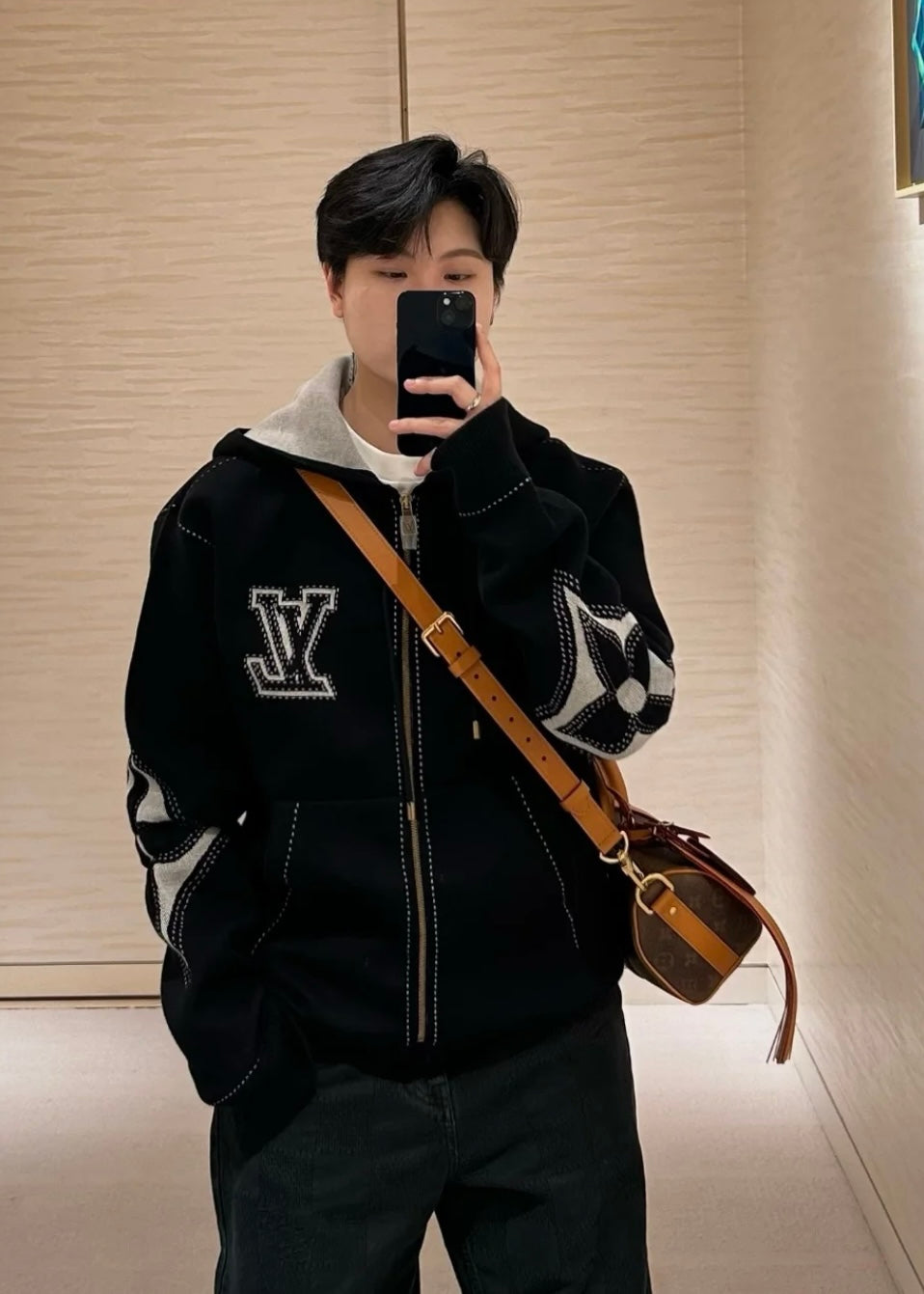 TJ셀러/루이비통 남성 지퍼 후드