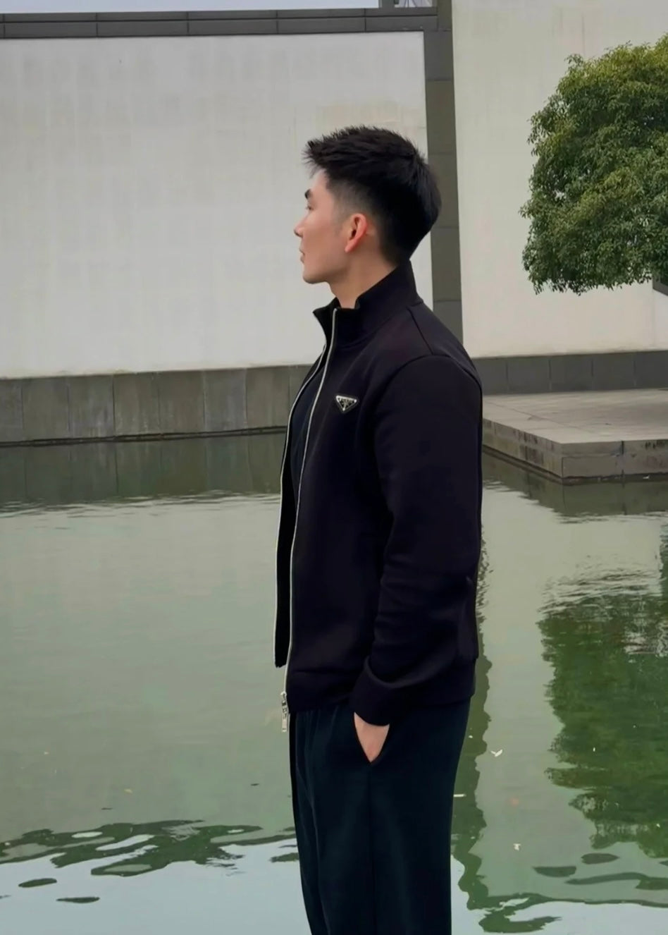 TJ셀러/프라다 남성 울 카디건 코트