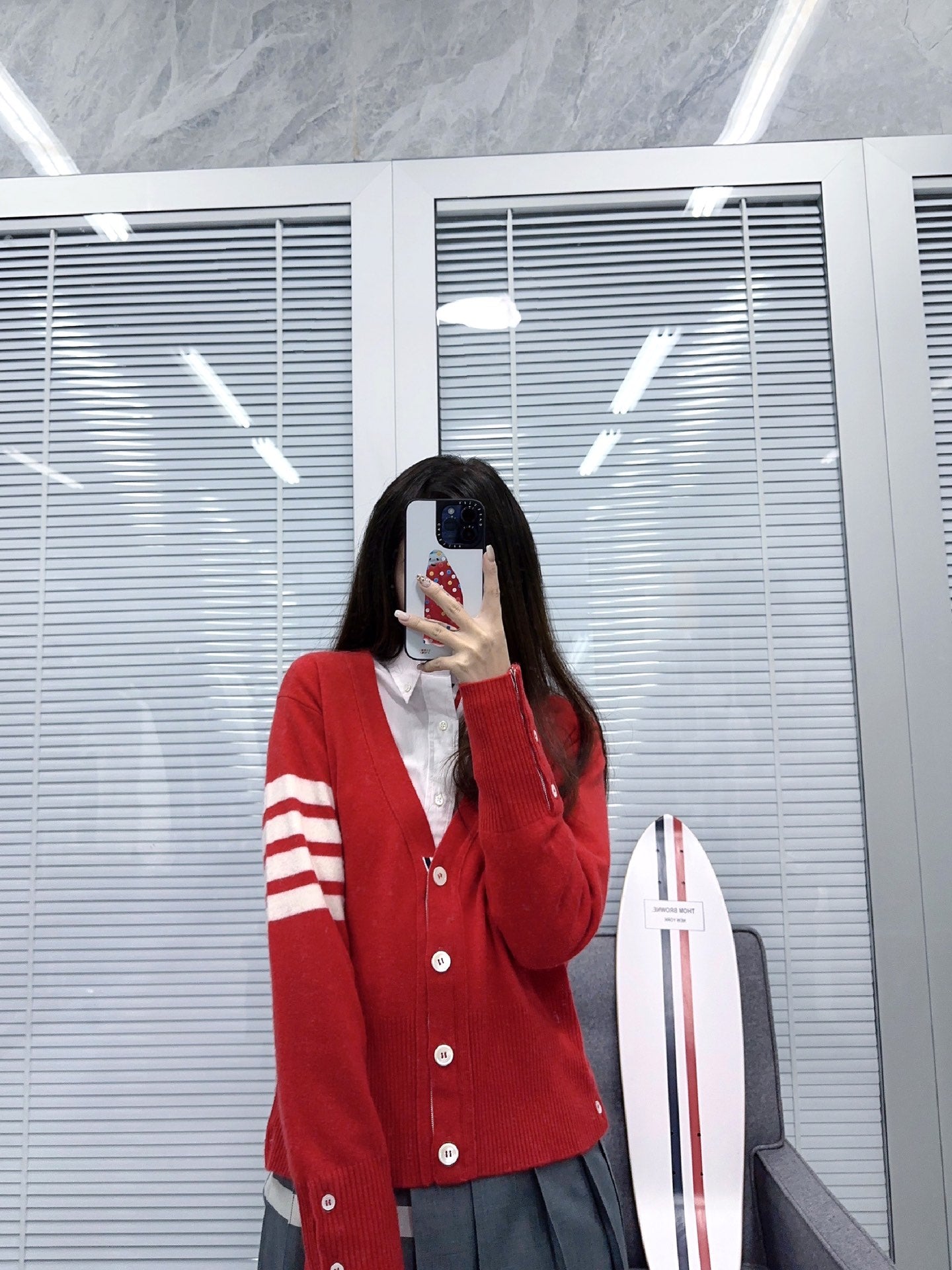 TJ셀러/ 톰브라운 여성 카디건